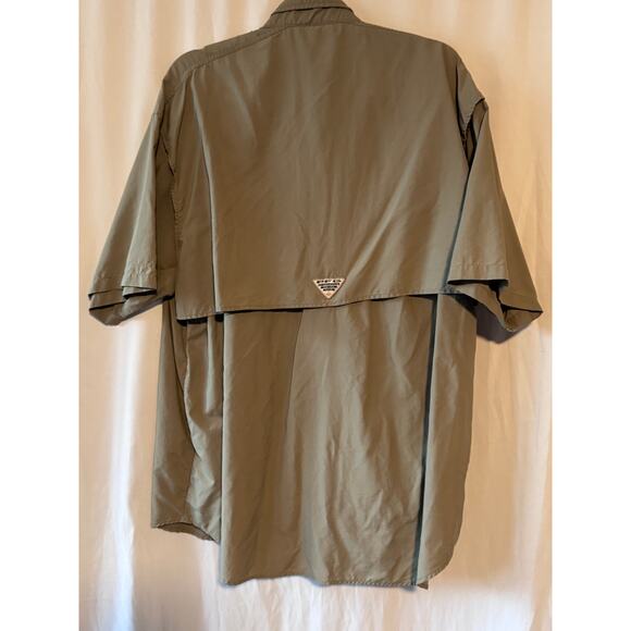 Columbia PFG Men’s Olive Green Fishing Shirt - Large - Picture 4 of 7